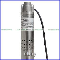 0.5HP 2 Deep Well 240V Submersible Water Pump Underwater Bore for Watering