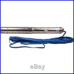 1.5HP 1.1KW Borehole Deep Well Water Submersible Pump 50Hz 220-240V 12-81M
