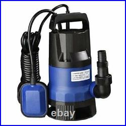 1.5HP 1000W Submersible Dirty Clean Water Pump Swimming Pool Flood Pond