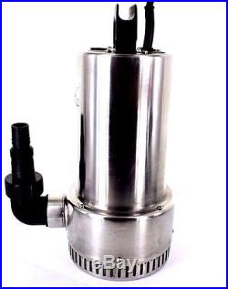 1 Electric Submersible Pump For Clean Or Dirty Water Flood Pool Garden Well Pond