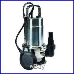 1 HP Submersible Dirty Water Pump with Float Corrosion-resistant Stainless Stee