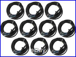 10 x Submersible Sub Water Pump 10 Metre 110 Volt V Cables With Flange & Seal