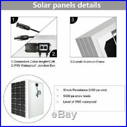 100W Solar Panel with Solar Water Pump Kit for Farm Watering Washing