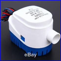 1100GPH Automatic Submersible Water Pump Boat Marine Bilge withFloat Switch 12V