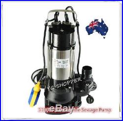 1100W Heavy Duty Sewage Grey Water Submersible Sump Pump