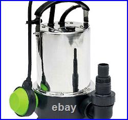 1100W Submersible Pump Clean or Dirty Water Use for Ponds Floods Pools & Gardens