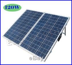 120W Poly Folding Solar Panel + DC12V Water Pump Submersible for Pisciculture