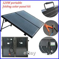 120W Solar Folding Panel Kits & DC 12V Deep Well Solar Water Pump for Farm&Ranch