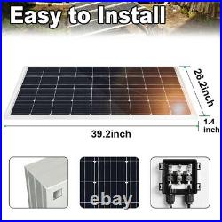 120W Solar Panel with 12V Deep Well Water Pump for Home Irrigation Ranch Farm