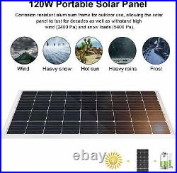 120W Solar Panel with Water Pump DC System Kit +20A Controller for Watering