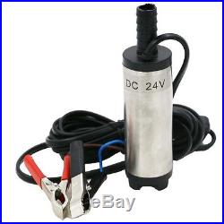 12V/24V DC Fuel Water Oil Submersible Stainless Steel Hot Transfer Pump