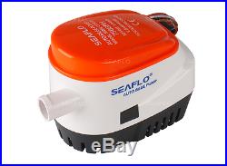 12V AUTOMATIC SUBMERSIBLE BOAT BILGE WATER PUMP 750GPH AUTO with FLOAT SWITCH