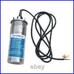 12V DC Stainless Solar Powered Submersible Water Well Pump for Garden Farm Pond