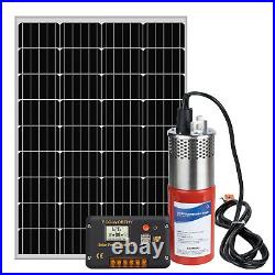 12V Solar Deep Water Well Pump Submersible for Irrigation Stainless Steel