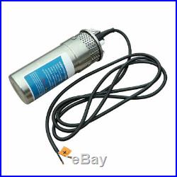 12V Solar Panel Deep Well Submersible Water Pump System Remote Water Intake