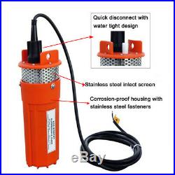 12V Submersible Deep Well Bore Water Pump+100W Solar Panel +Controller+Battery
