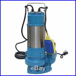 151624 Heavy Duty 750W Submersible Sewage Dirty Waste Water Pump Floating Switch