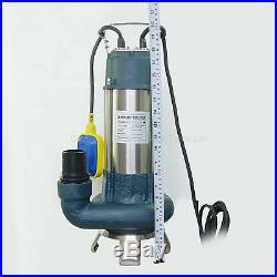 151625 Heavy Duty 1.1KW Power Submersible Sewage Dirty Waste Water Pump W Switch