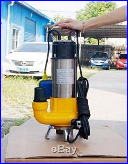 151625 Heavy Duty 1.1KW Power Submersible Sewage Dirty Waste Water Pump W Switch