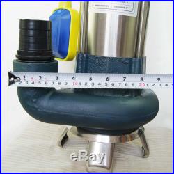 151625 Heavy Duty 1100W Submersible Sewage Dirty Waste Water Pump Float Switch