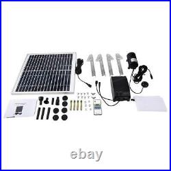 15W Double Pump Wireless Remote Control Pond Solar Submersible Water Pumps Tool