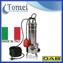 1Hp DAB Submersible sewage dirty water pump Grinder with float flood FEKA VS 750