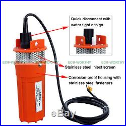 2''100W Solar Panel Powered Submersible Water Deep Well Pump & Controller Kit