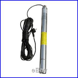 2 50mm Submersible Bore 0.5 HP Water Farm Garden Deep Well Pump 220V 180ft 8GPM
