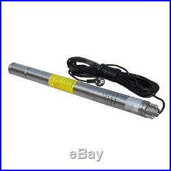 2 50mm Submersible Bore 0.5 HP Water Farm Garden Deep Well Pump 220V 180ft 8GPM