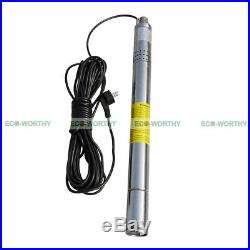 2 (50mm) Submersible Bore 0.5 HP Water Pump Deep Well 240V Pumping Water 55M