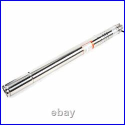 2 Deep Well Borehole Submersible Pump Clean Water 370W 55m Head StainlessSteel