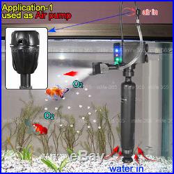 2 in 1 Submersible UV Sterilizer 8W UVC Lamp Water Pump LED Light Aquarium 880L