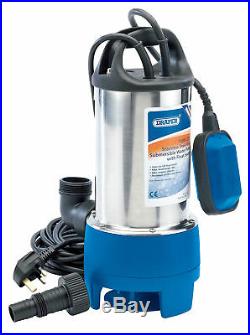 208L/Min Stainless Steel Submersible Dirty Water Pump With Float Switch (750W)