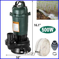 20m Heavy Duty Submersible Flood Pond Waste Cesspit Sump Sewage Dirty Water Pump