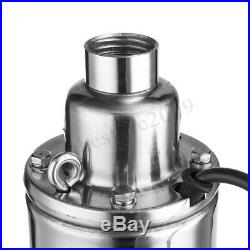 220V 750W 4000L/H Stainless Steel MPPT Submersible Water Pump Bore Deep Well