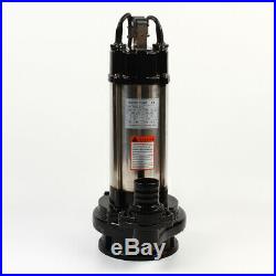 220V Submersible Pump Sewage Pump Submersible Dirty Water pump Stainless Steel