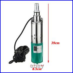 220W DC 12V Electric Solar Power Deep Well Water Pump Submersible Bore Hole