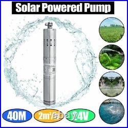 24V 2000L/H Solar Powered Water Pump Farm&Ranch Submersible Bore Hole