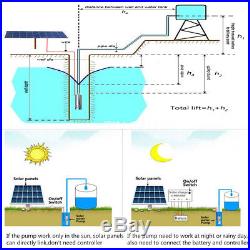 24V 216W Solar Submersible Farm Water Pump 5m³/hour 10M Head Deep Well Machine
