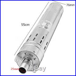 24V 2m³/h 40m Solar Powered Stainless Shell Submersible Deep Well Water Pump