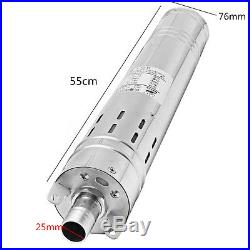 24V 2m3/h Brushless Stainless Steel Deep Well Submersible Screw Solar Water Pump