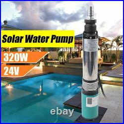 24V 5m³/h Solar Power Water Pump Farm Ranch Submersible Bore Hole Deep Well DHL
