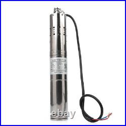 24V 750W Solar Water Powered Pump Submersible Bore Hole Pond Deep Well Pump UK