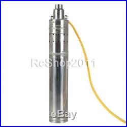 24V 864W 120M 3m³/h Head Brushless Steel Deep Well Solar Submersible Water Pump