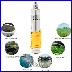 24V DC 864W Solar Submersible Water Pump Stainless Steel 3m3/Hour 120M Head