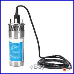 24V DC Solar Power Stainless Shell Submersible 3.2GPM 4 Deep Well Water Pump