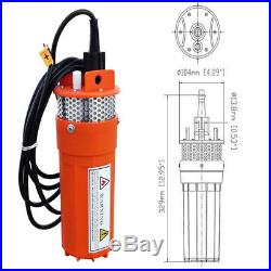 24V Submersible Pond Pump Water Pump & 2pcs 100W Poly Solar Panel for Farm Home