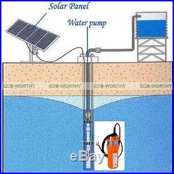 24Volt Solar Deep Well Water Pump Submersible Water-Pump Pond Irrigation Farm