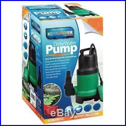 250W UNIVERSAL DIRTY WATER PUMP SUBMERSIBLE AUTOMATIC ELECTRIC POND PUMPS -New