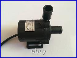 2pcs 5-12V DC Micro Water Pump Submersible Water Pump 1560LPH, 10M, For Hot Water